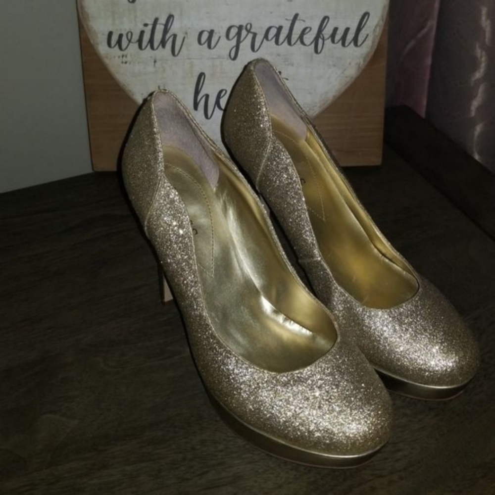 Glitter heels